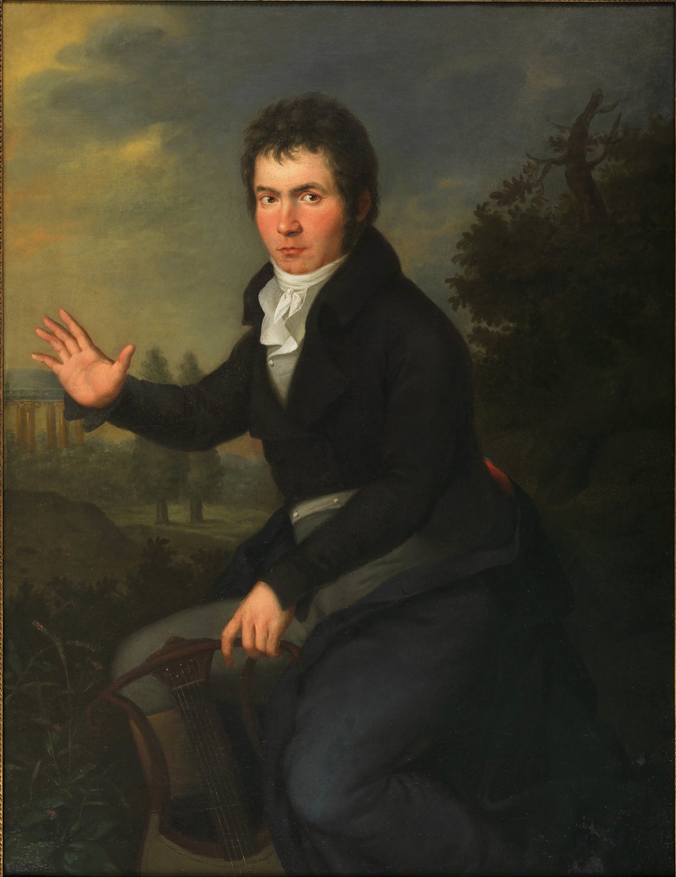 Ludwig van Beethovenin muotokuva, noin 1805. tekijältä Willibrord Josef Maehler