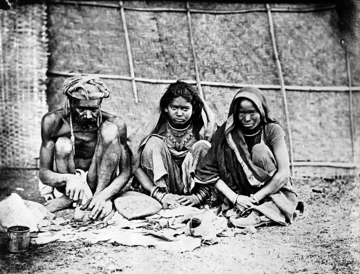 Chai Wallahs, "Photographs of Indian Subjects" -julkaisusta noin 1860-luku tekijältä Willoughby Wallace Hooper