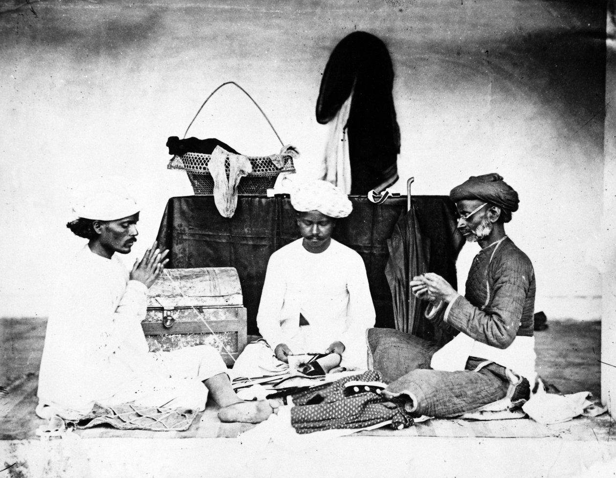 Räätälit, noin 1870-luku tekijältä Willoughby Wallace Hooper