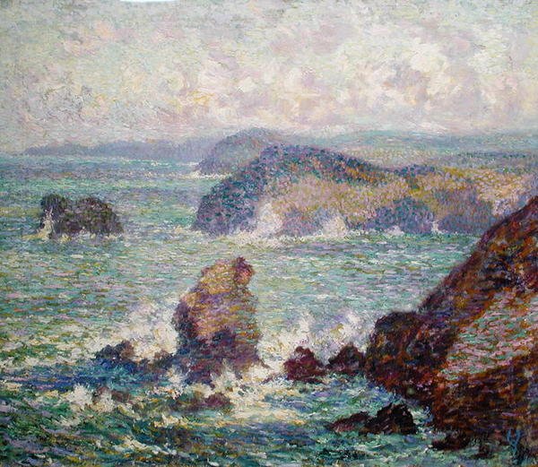 Marine, c.1907 (óleo sobre tela)finlandês tekijältä Willy Schlobach