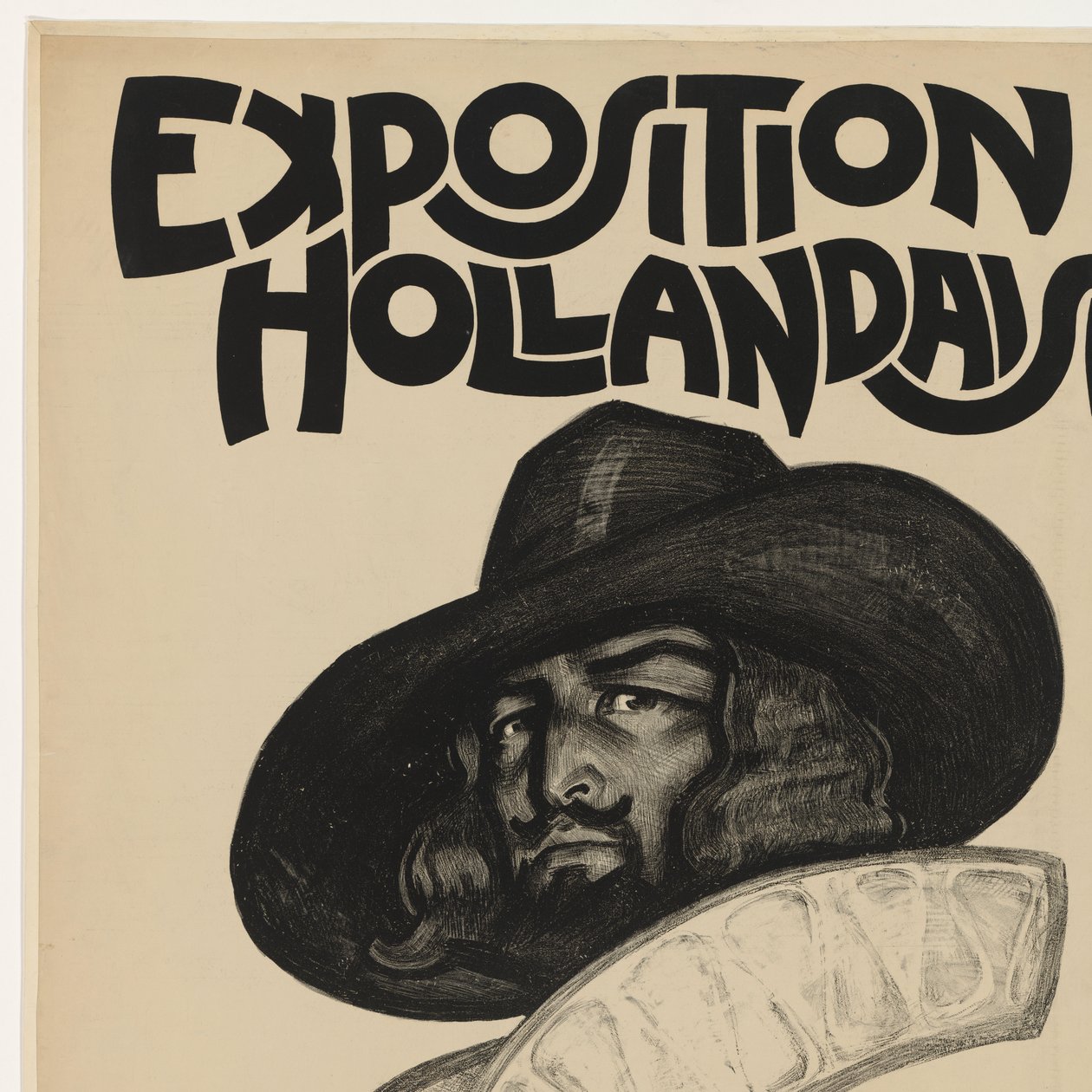 Juliste Pariisin Hollandaise-näyttelyyn, 1921 Näyttely Hollandaise (nimi esineessä) tekijältä Willy Sluiter