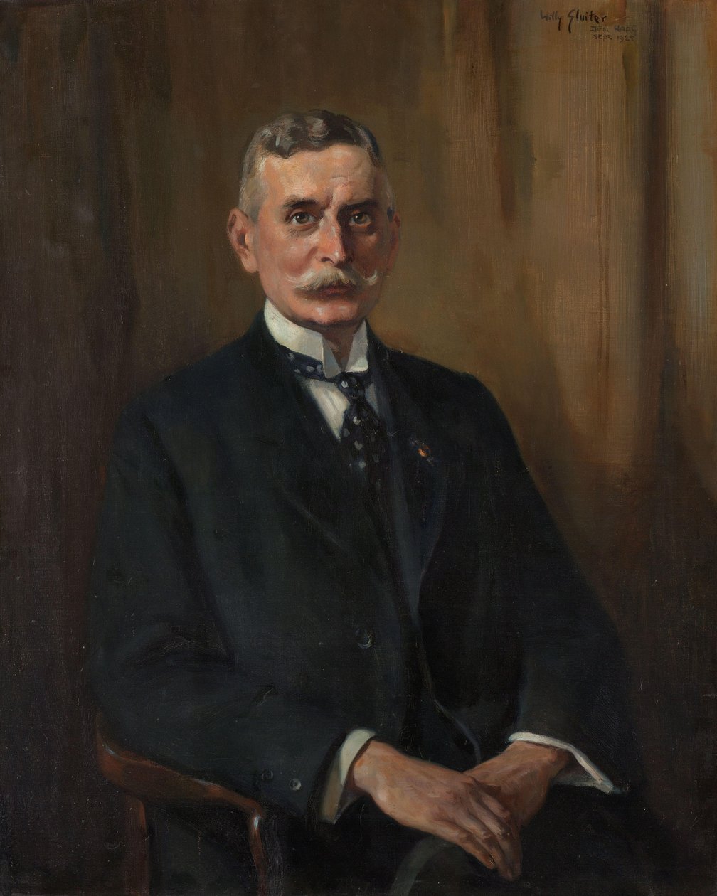 Jacob Christiaan Koningsberger (1867-1951). Kansanneuvoston puheenjohtaja (1918-1919) tekijältä Willy Sluiter