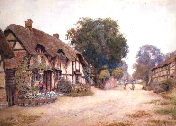 Juoruilu, The Village Street tekijältä Wilmot R.W.S. Pilsbury