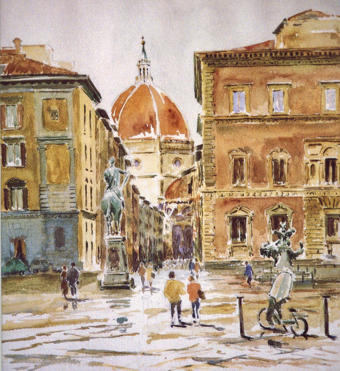 206 Piazza SS Annunziata, sateen raivaus tekijältä Wilson Clive