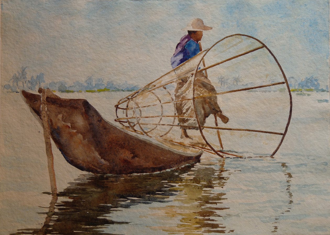 916 jalkasoutuja, Inle Lake tekijältä Wilson Clive