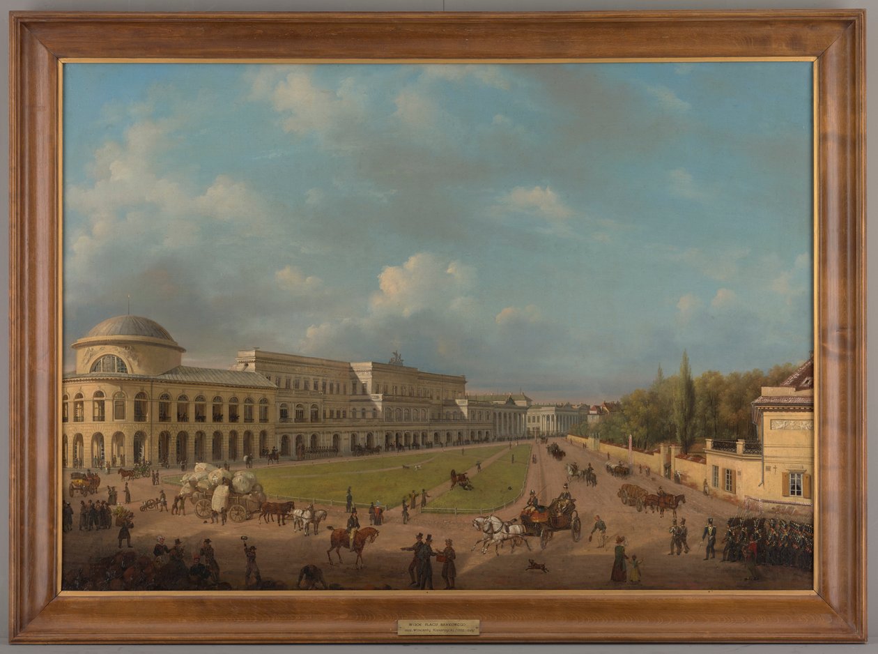 Plac Bankowy, 1833 tekijältä Wincenty Kasprzycki