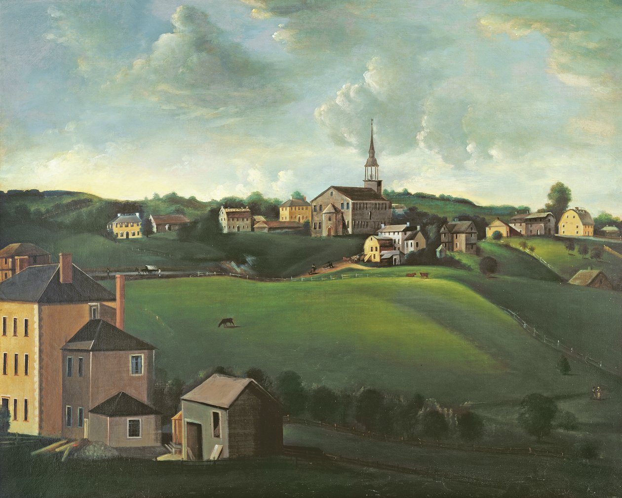 Hinghamin kokoustalo, 1845 tekijältä Winckworth Allan Gay