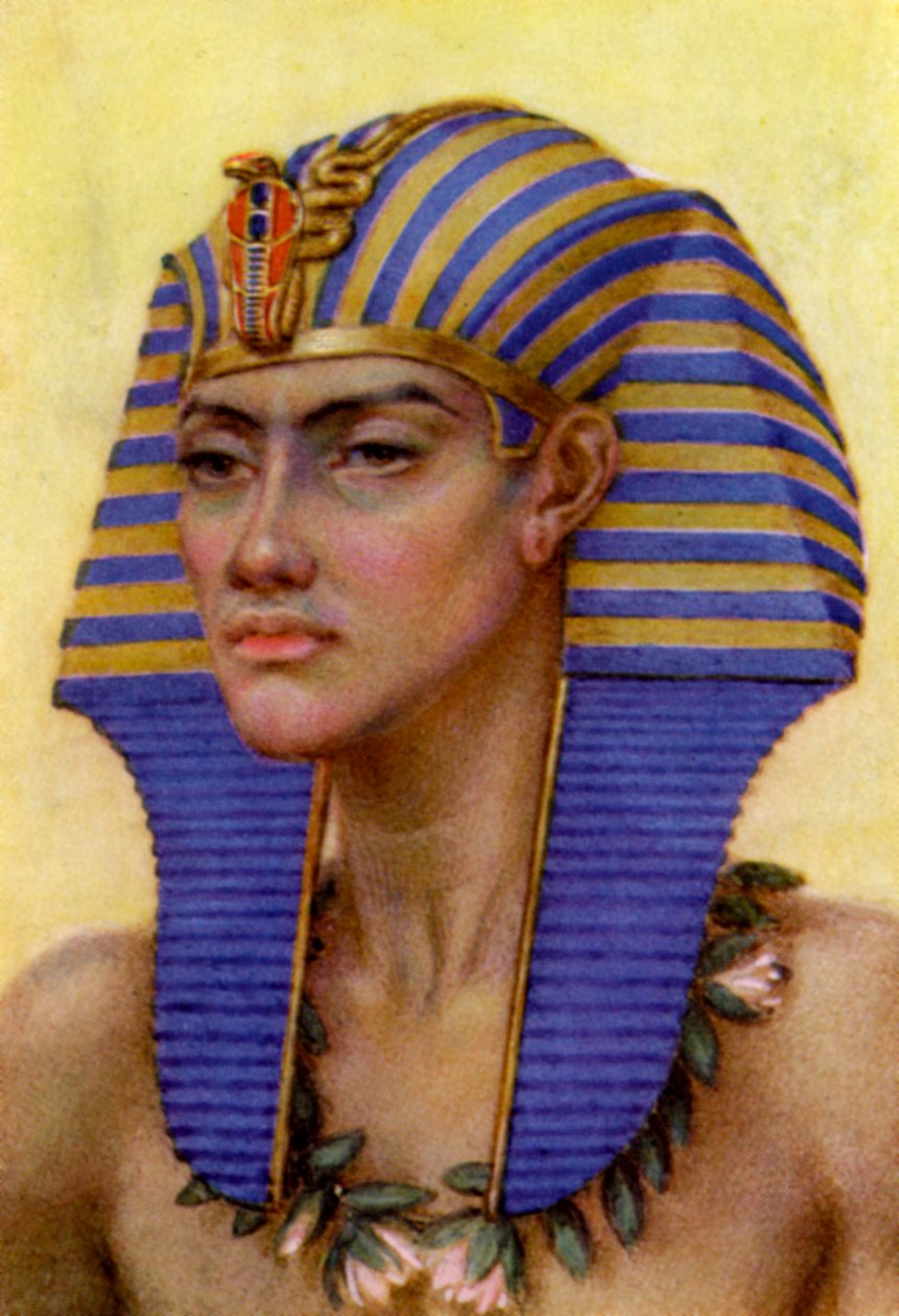Akhenaten, 18. dynastian muinainen egyptiläinen faarao, 1300-luvulla eKr. 1926. tekijältä Winifred Mabel Brunton