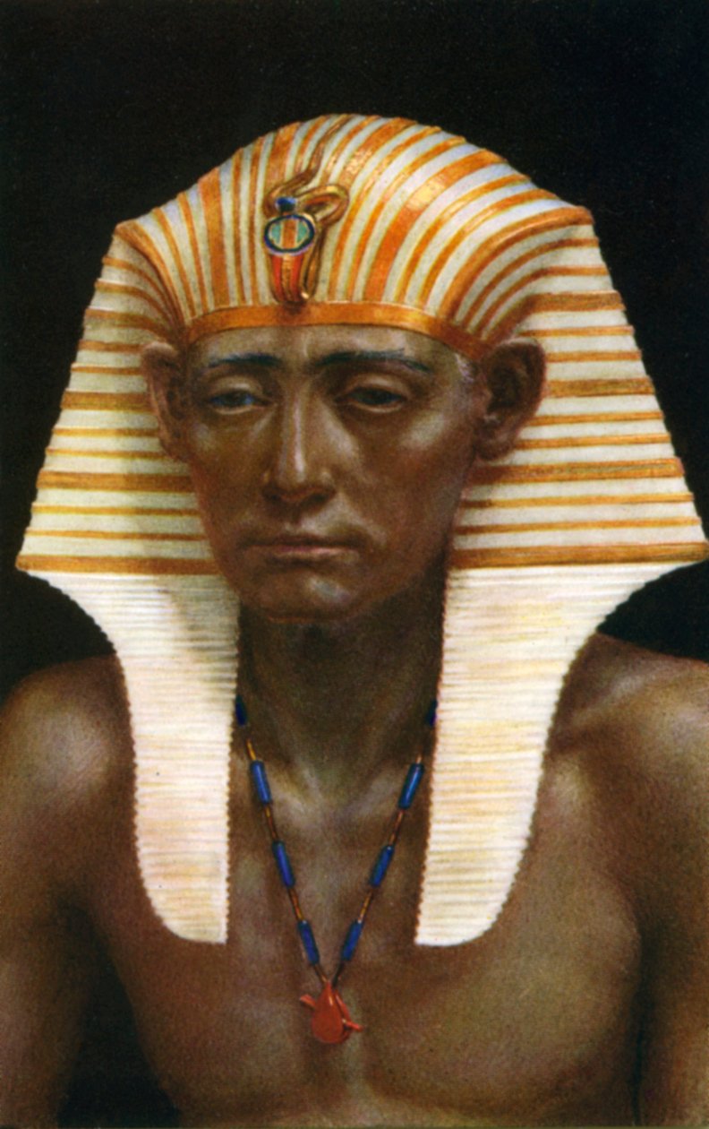 Amenemhat III, 12. dynastian muinainen egyptiläinen faarao, 1800-luvulla eKr. 1926. tekijältä Winifred Mabel Brunton