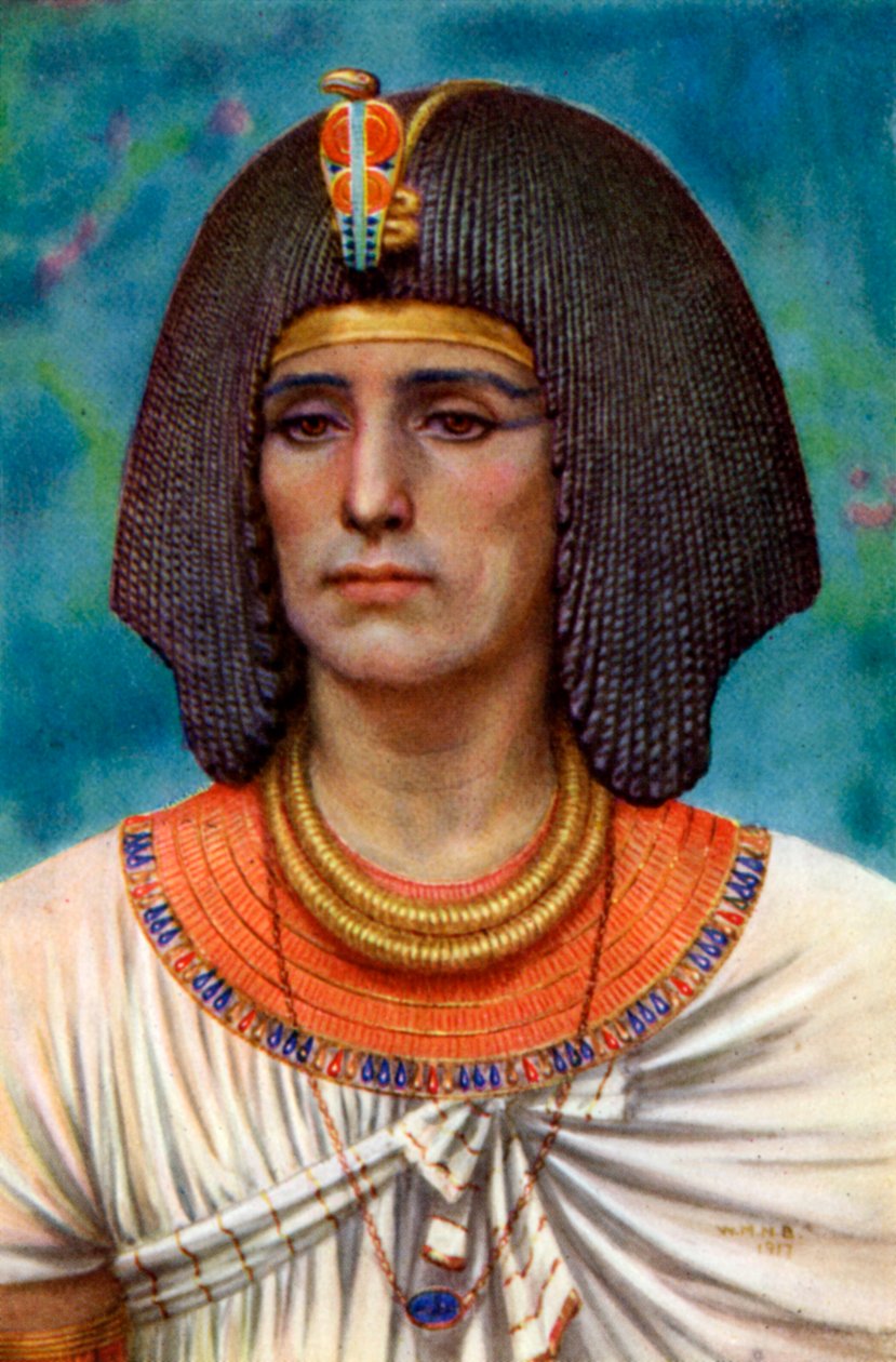 Sijaitsee, 1800-luvun muinaisen Egyptin faarao, 1200-luku eKr. 1926. tekijältä Winifred Mabel Brunton