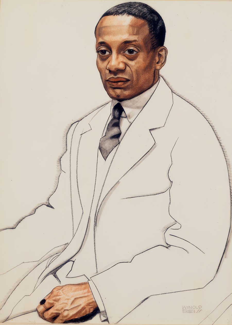 Alain Leroy Locke tekijältä Winold Reiss