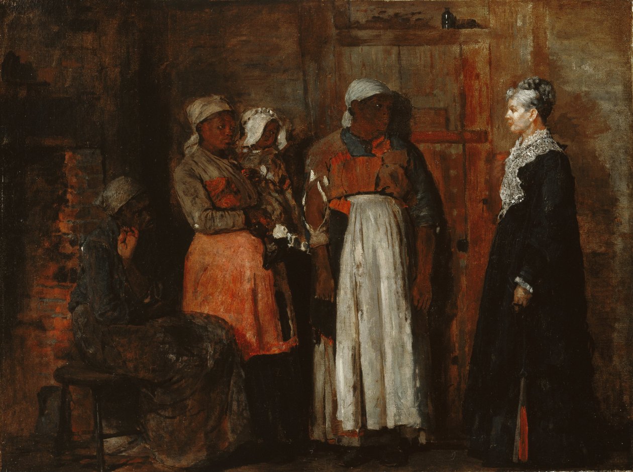 Vierailu vanhalta emännältä tekijältä Winslow Homer