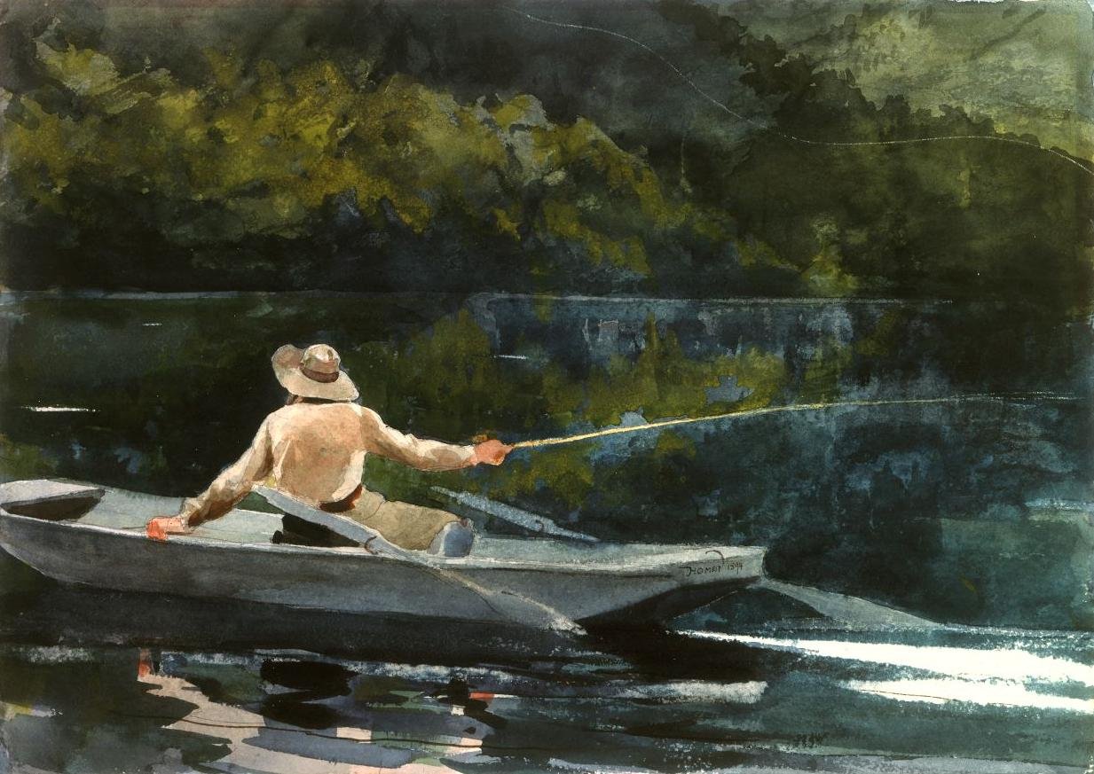 Casting, numero kaksi tekijältä Winslow Homer