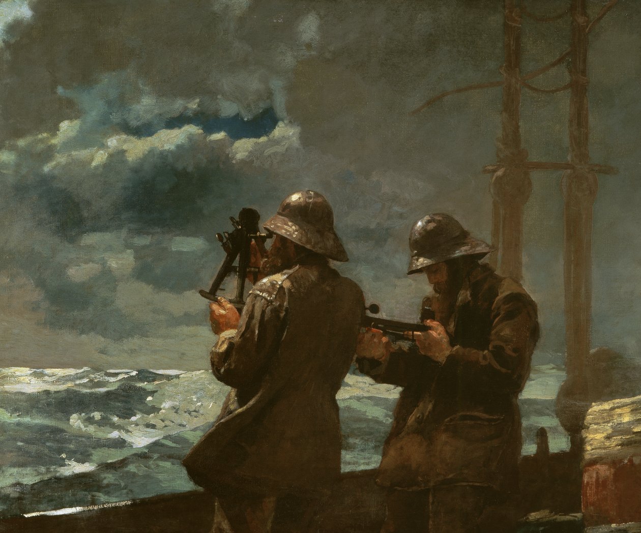 Kahdeksan kelloa, 1886 tekijältä Winslow Homer