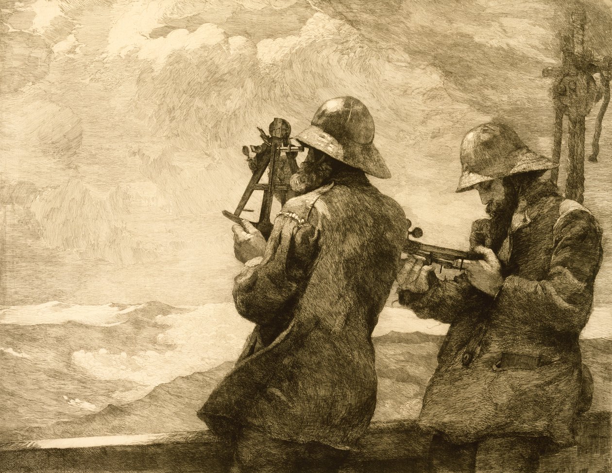 Kahdeksan kelloa, 1887 tekijältä Winslow Homer