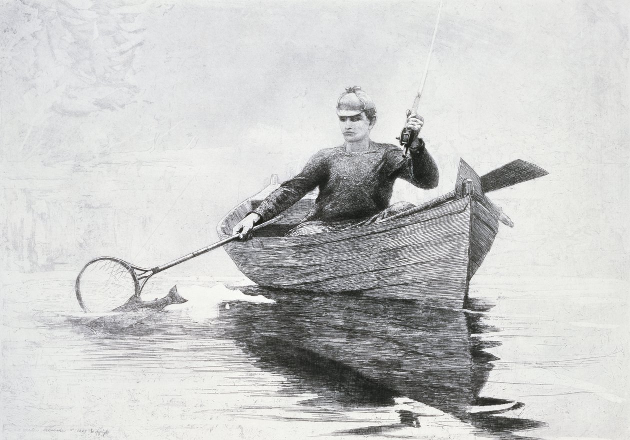 Huonekalut ja erilaiset esineet 1100- ja 1300-luvuilta tekijältä Winslow Homer