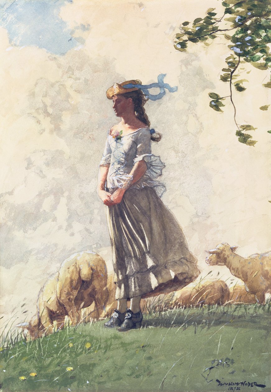 Huonekalut ja erilaiset esineet 1100- ja 1300-luvuilta tekijältä Winslow Homer