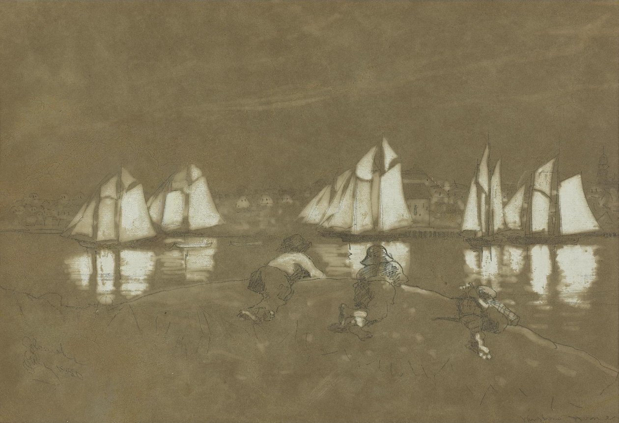 Gloucesterin satama tekijältä Winslow Homer
