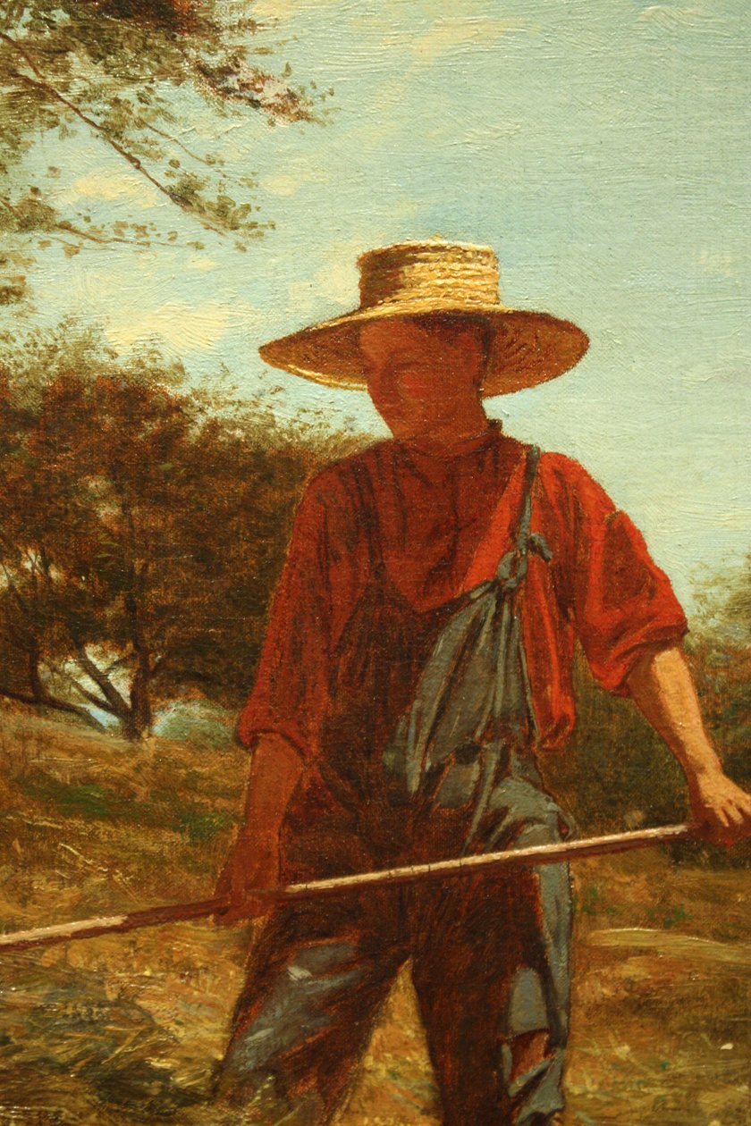 Heinänteko (yksityiskohta) tekijältä Winslow Homer