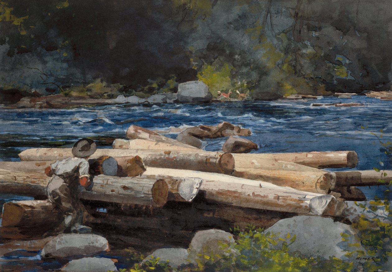 Hudson -joki tekijältä Winslow Homer