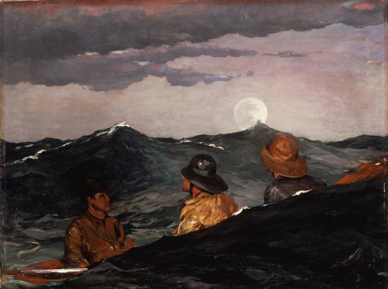Kissing the Moon, 1904 tekijältä Winslow Homer