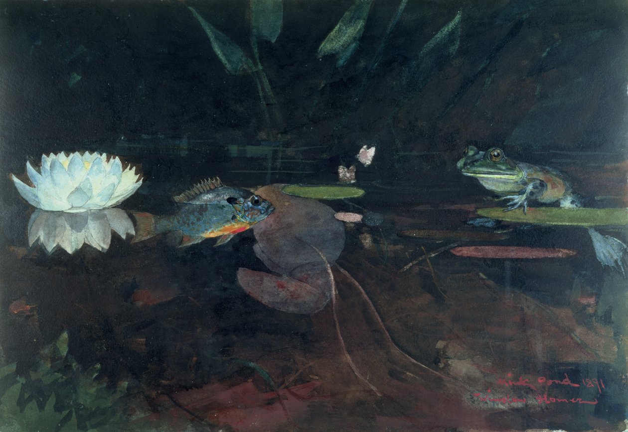 Huonekalut ja erilaiset esineet 1100- ja 1300-luvuilta tekijältä Winslow Homer