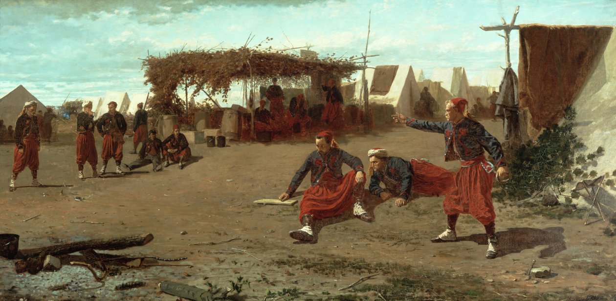 Huonekalut ja erilaiset esineet 1100- ja 1300-luvuilta tekijältä Winslow Homer