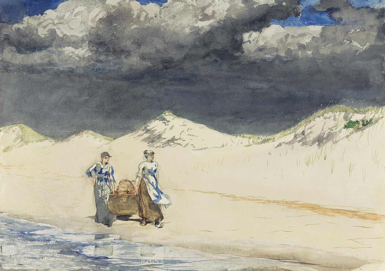 Hiekka ja taivas tekijältä Winslow Homer