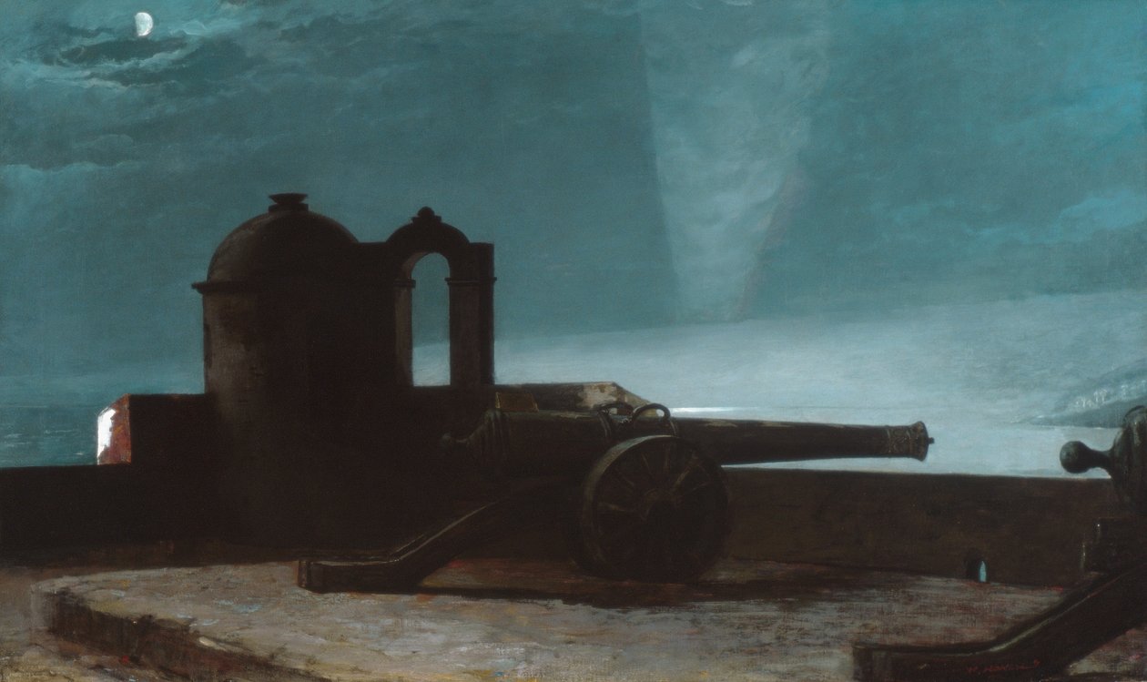 Valonheitin sataman sisäänkäynnissä, Santiago de Cuba, 1901 tekijältä Winslow Homer