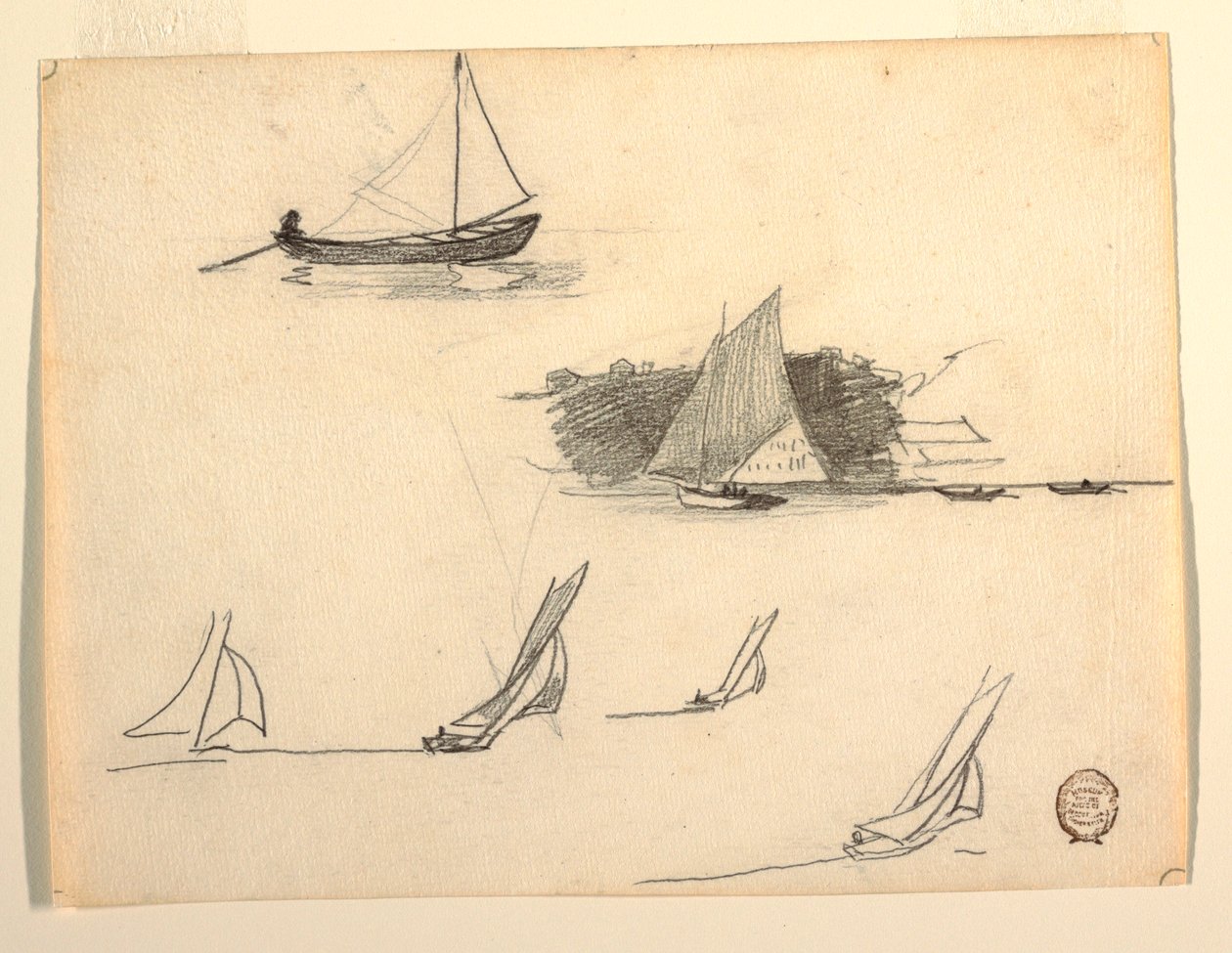 Kuusi purjeveneiden tutkimusta tekijältä Winslow Homer