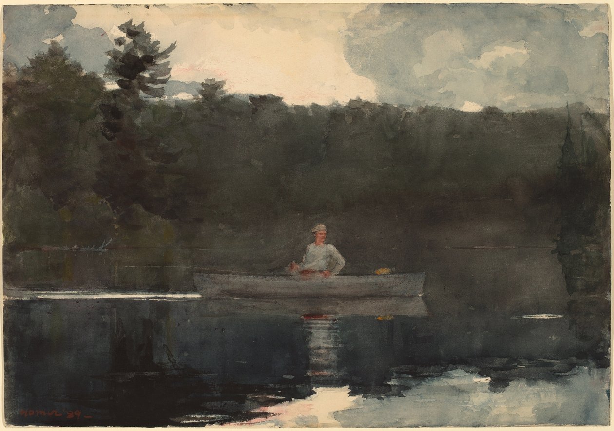 Yksinäinen kalastaja tekijältä Winslow Homer