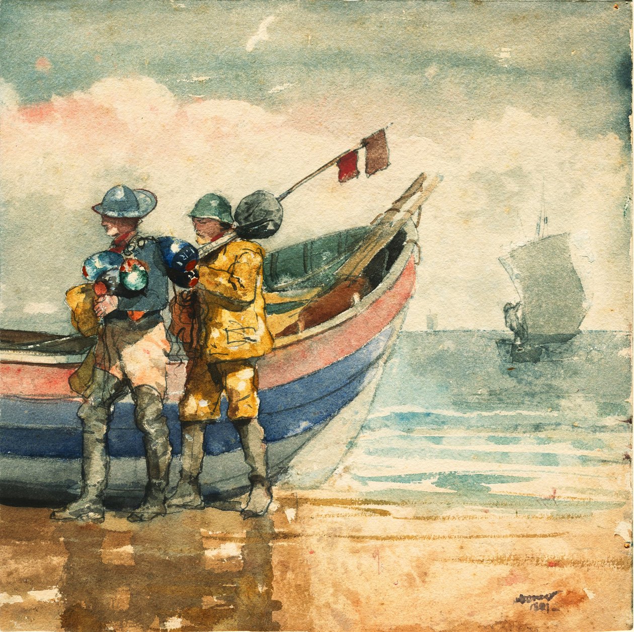Paluu, Tynemouth tekijältä Winslow Homer