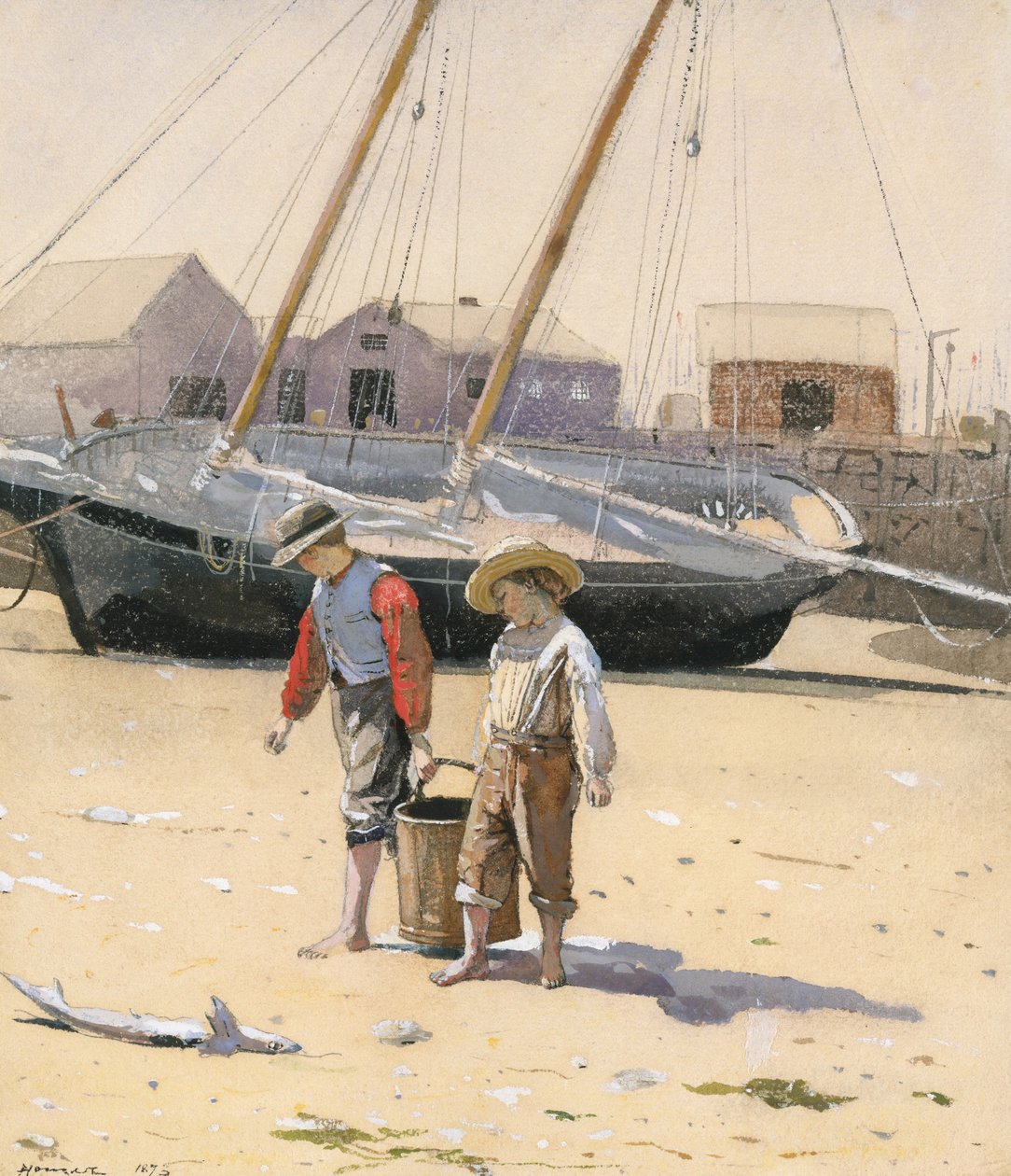 Simpukkakori tekijältä Winslow Homer