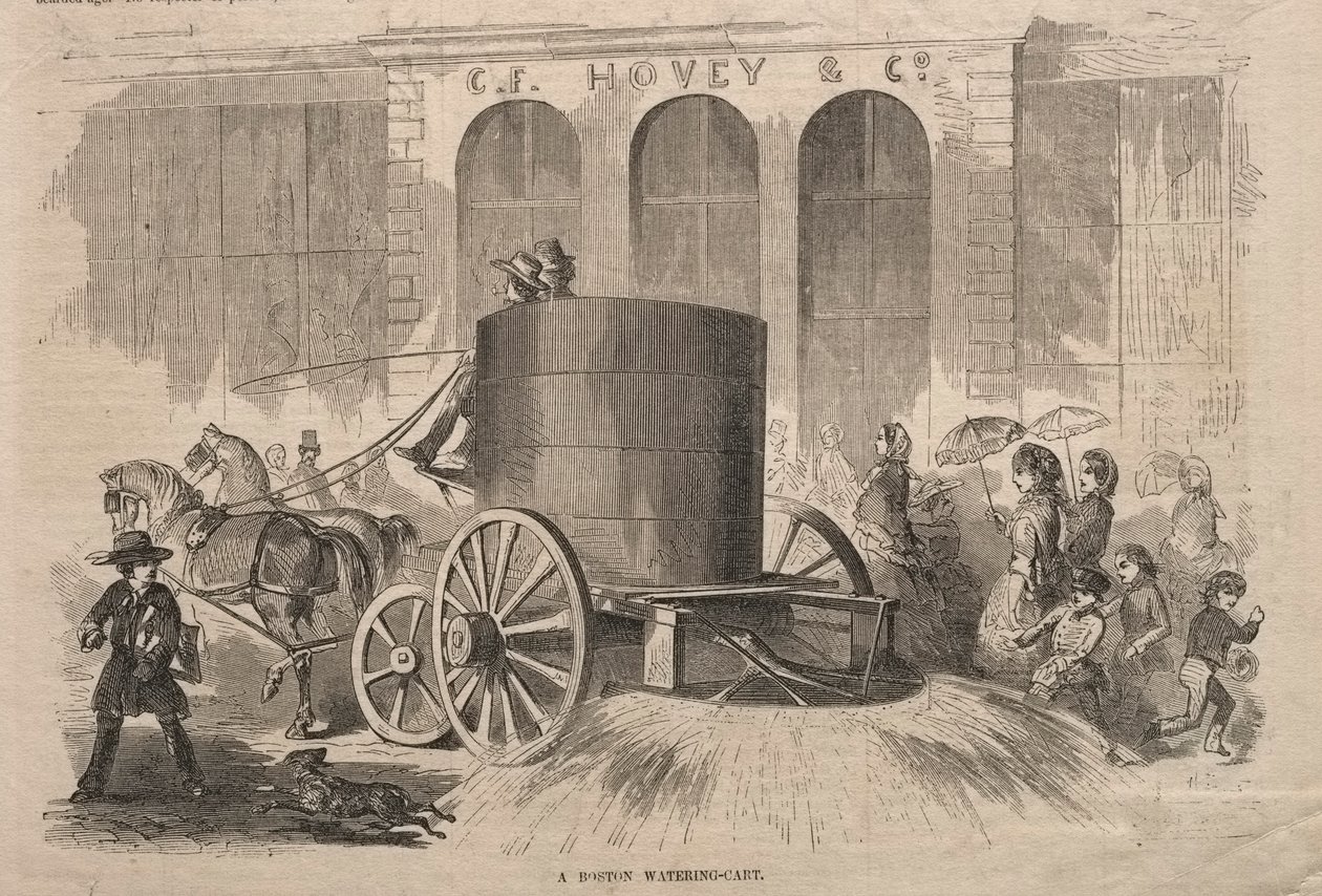 Bostonin kastelukärry, 1857. tekijältä Winslow Homer