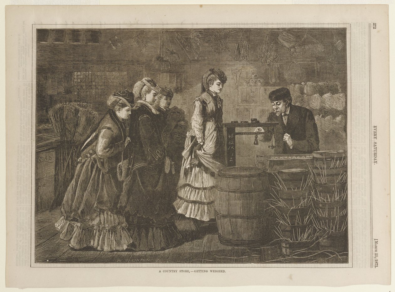 Maaseutukauppa - punnittavana tekijältä Winslow Homer