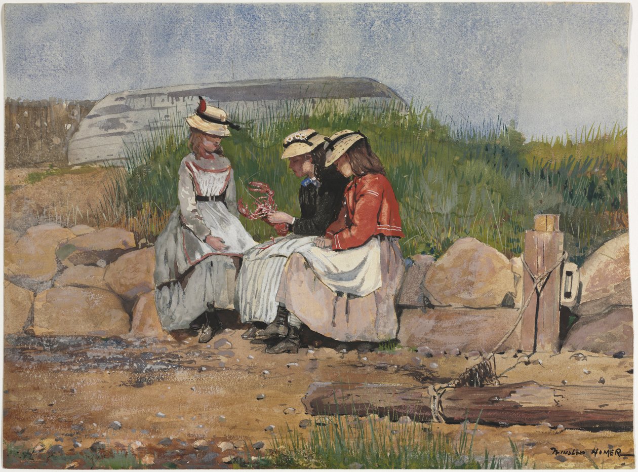 Kalastajan tytär tekijältä Winslow Homer