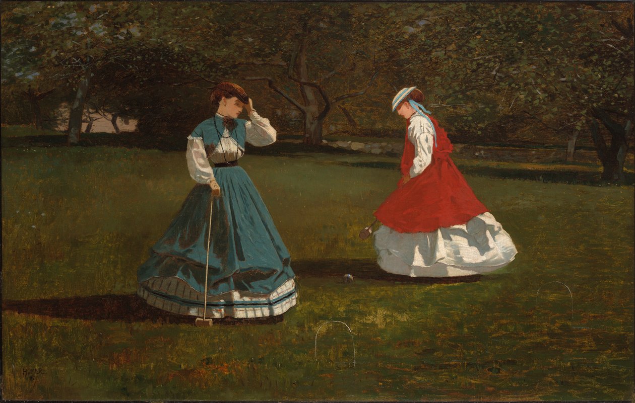 Krokettipeli tekijältä Winslow Homer