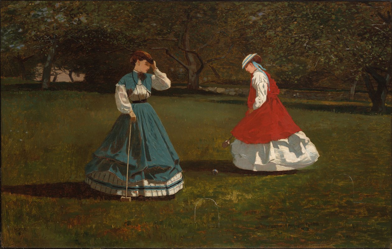 Kroketin peli tekijältä Winslow Homer
