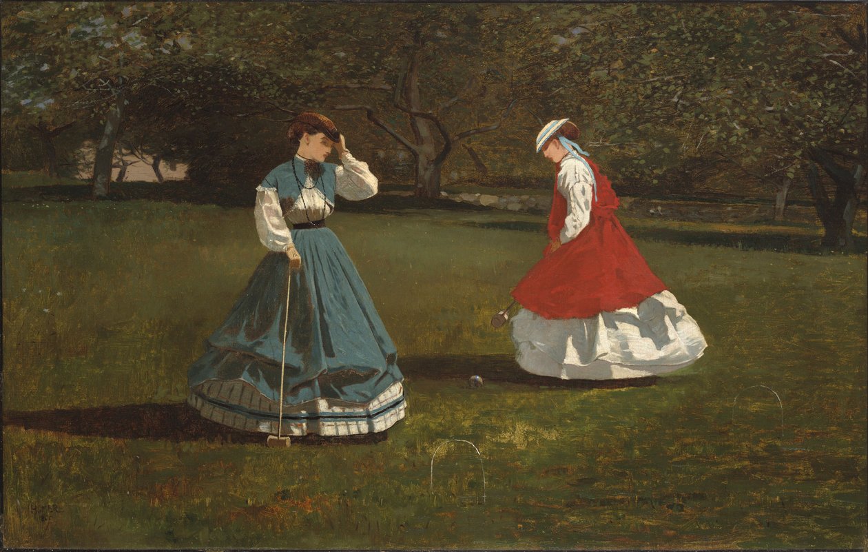 Krokettipeli tekijältä Winslow Homer