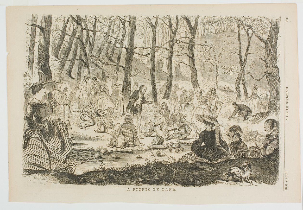Piknik maalla tekijältä Winslow Homer