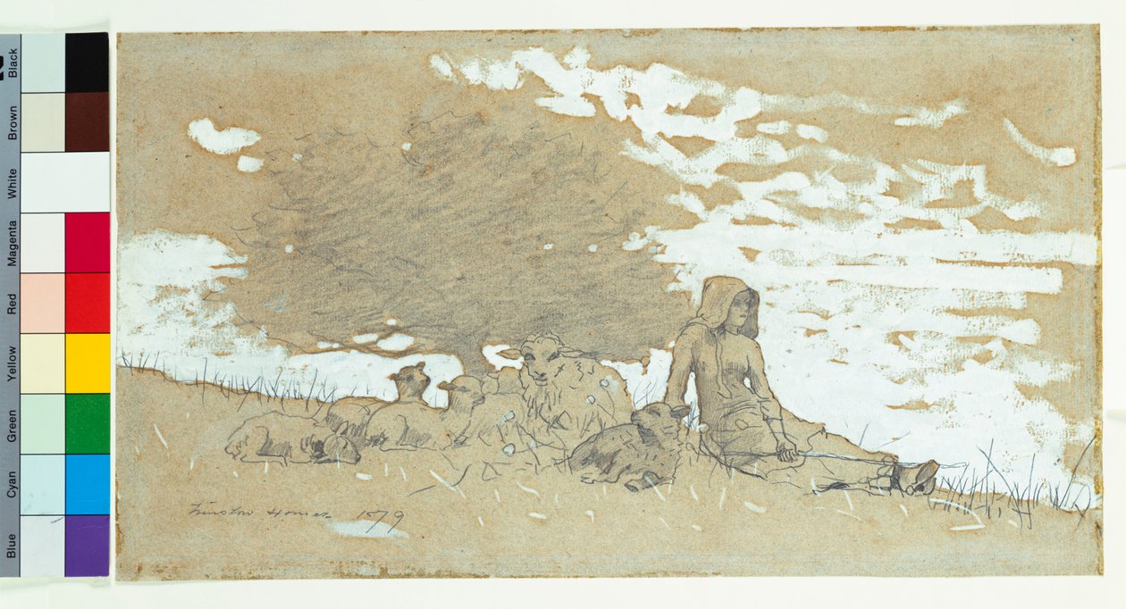 Paimentar, 1879 tekijältä Winslow Homer