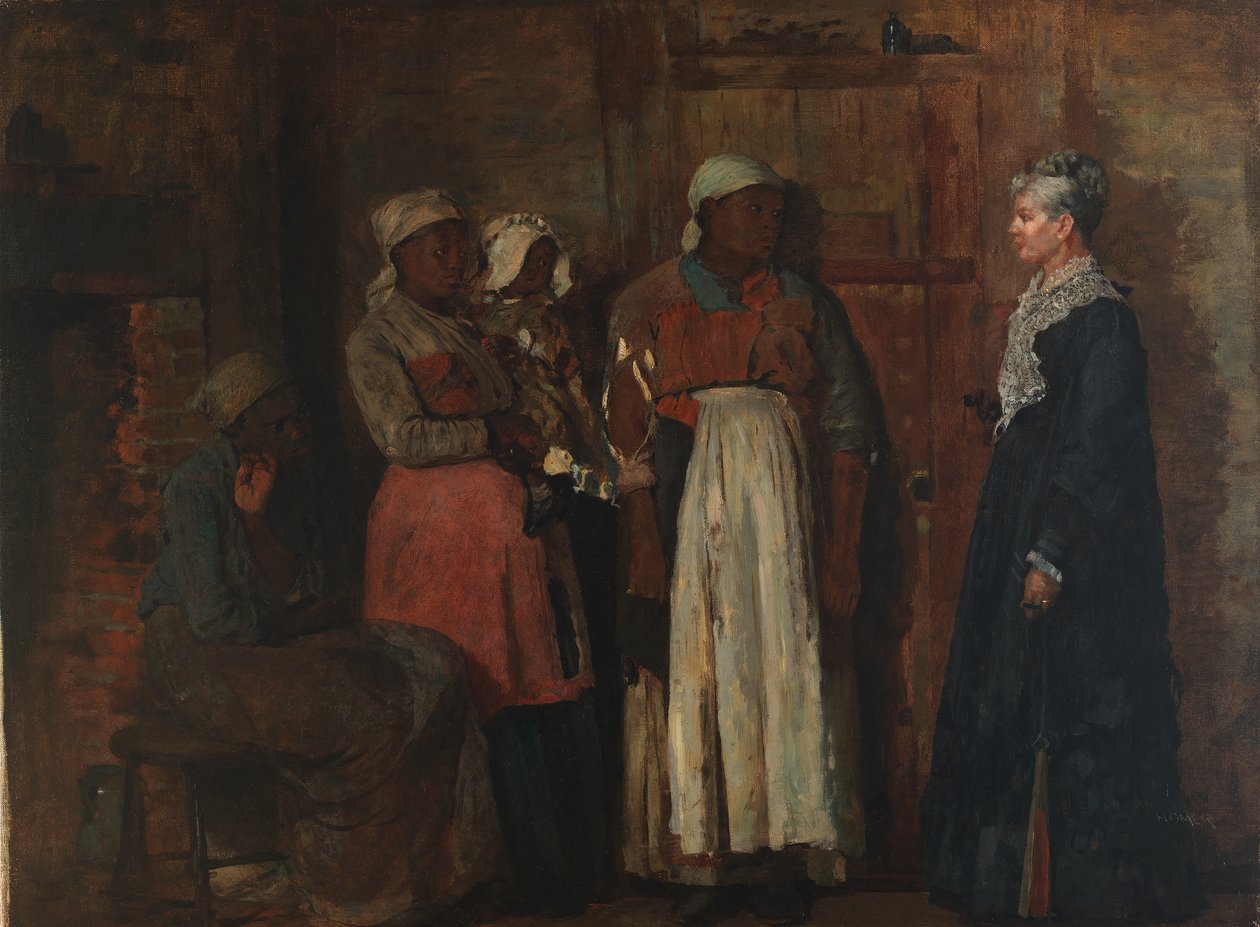 Vanhan emännän vierailu tekijältä Winslow Homer