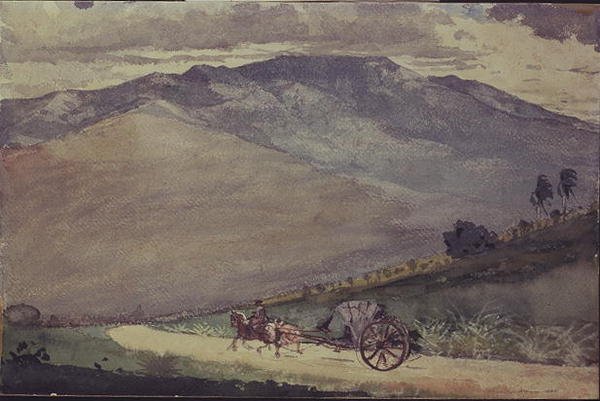 Volante vuoristotiellä, Kuuba tekijältä Winslow Homer
