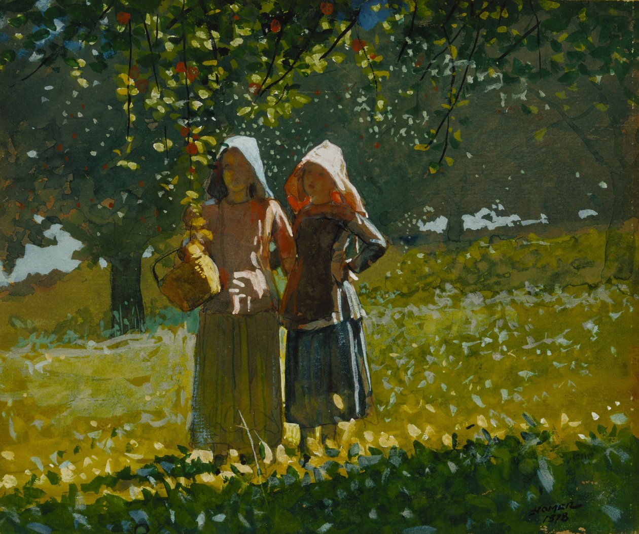 Omenan poiminta tekijältä Winslow Homer