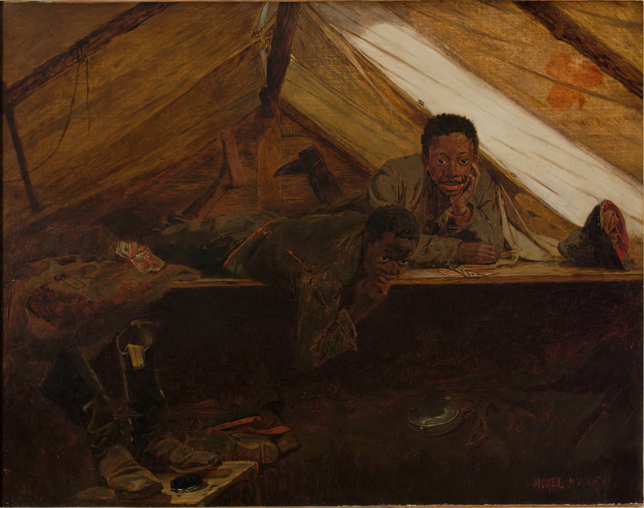 Armeijan saappaat, 1865. tekijältä Winslow Homer