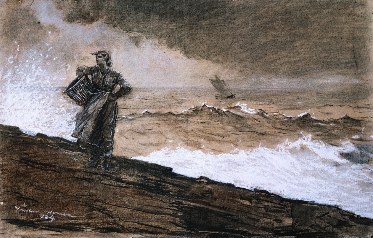 Aavalla merellä, 1884 tekijältä Winslow Homer