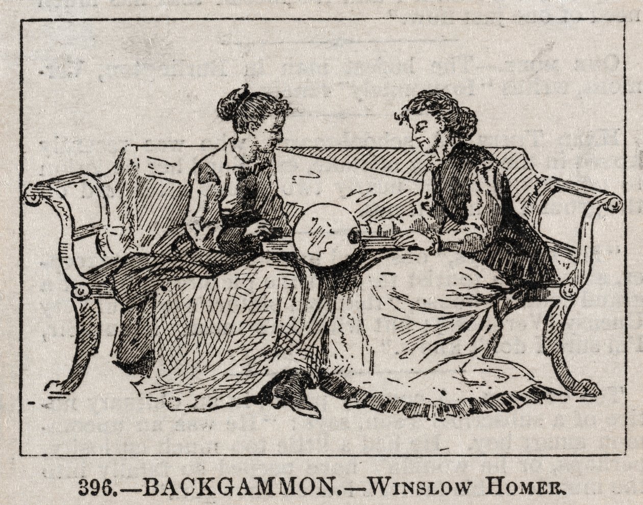 Backgammon tekijältä Winslow Homer