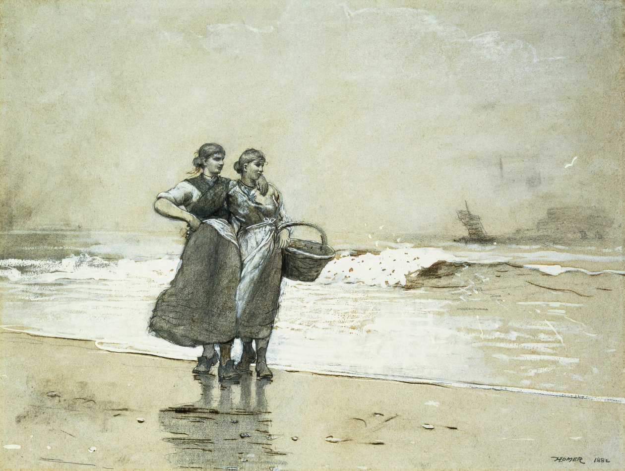 Blyth Sands, 1882 tekijältä Winslow Homer