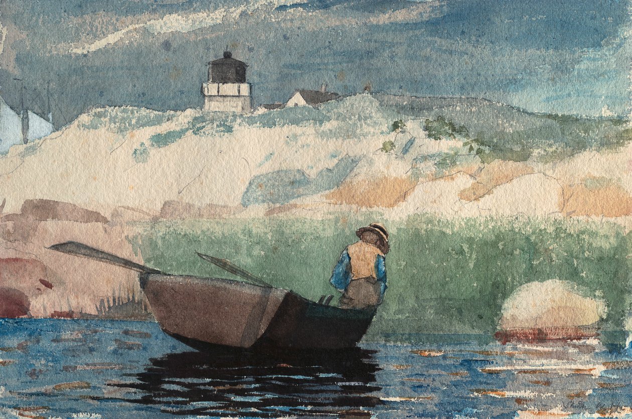 Poika veneessä, Gloucester tekijältä Winslow Homer