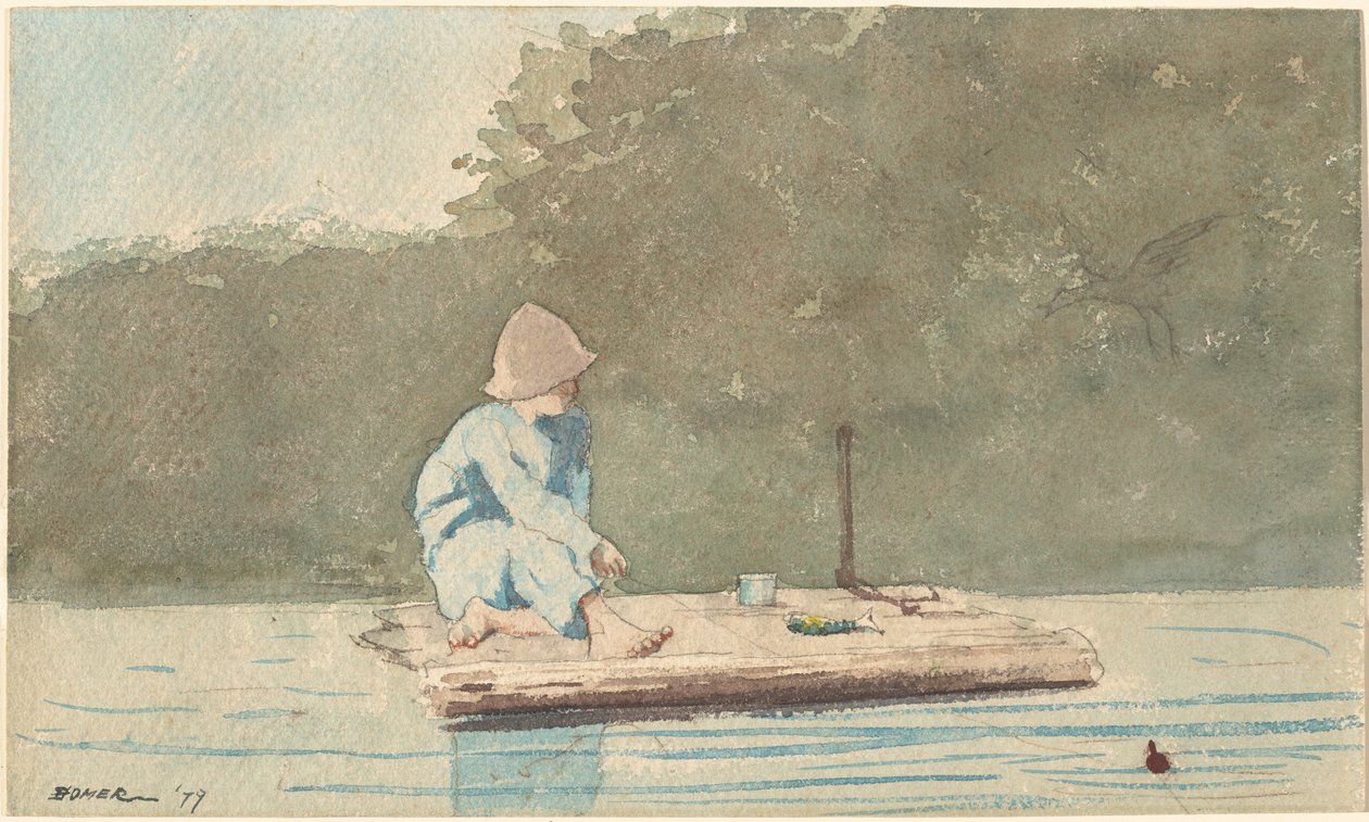 Poika lautalla tekijältä Winslow Homer